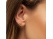 LULU Ear Stud  Leaf Gold 1pcs