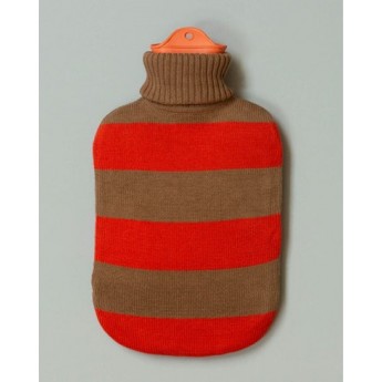 Warmwaterkruik rood-bruin